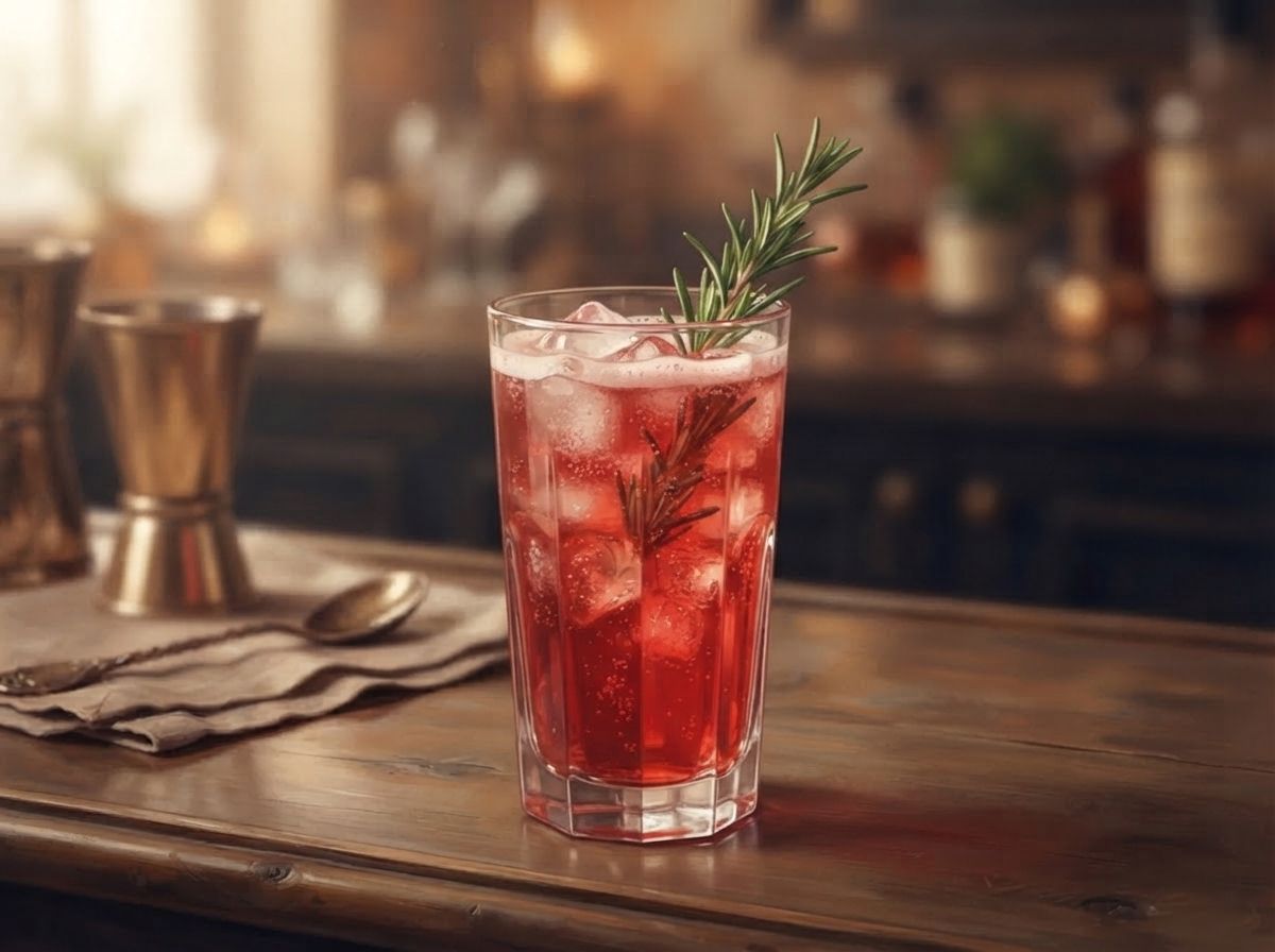 Cranberry Ginger Fizz