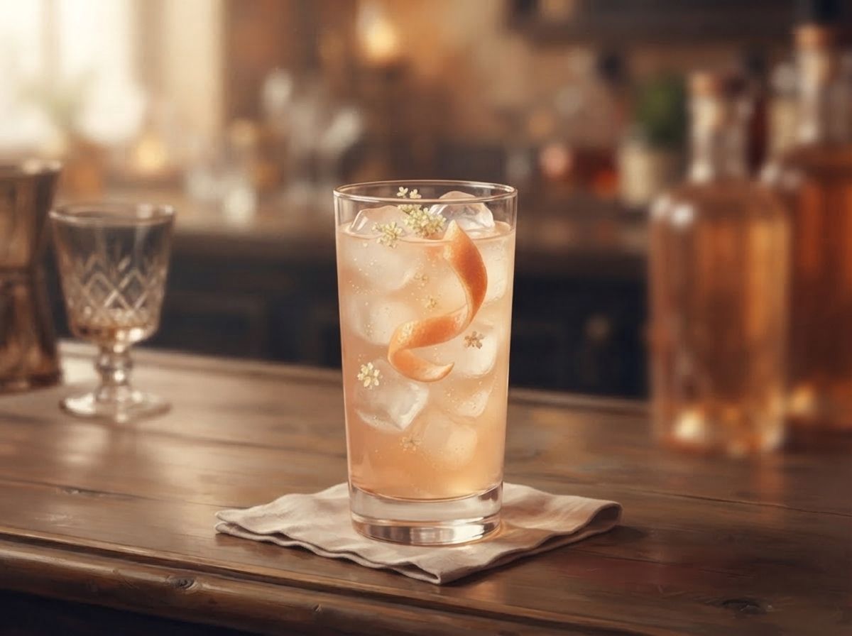 Elderflower Grapefruit Tonic