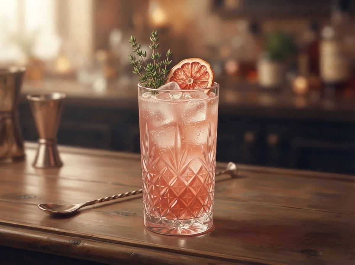 Grapefruit Thyme Soda
