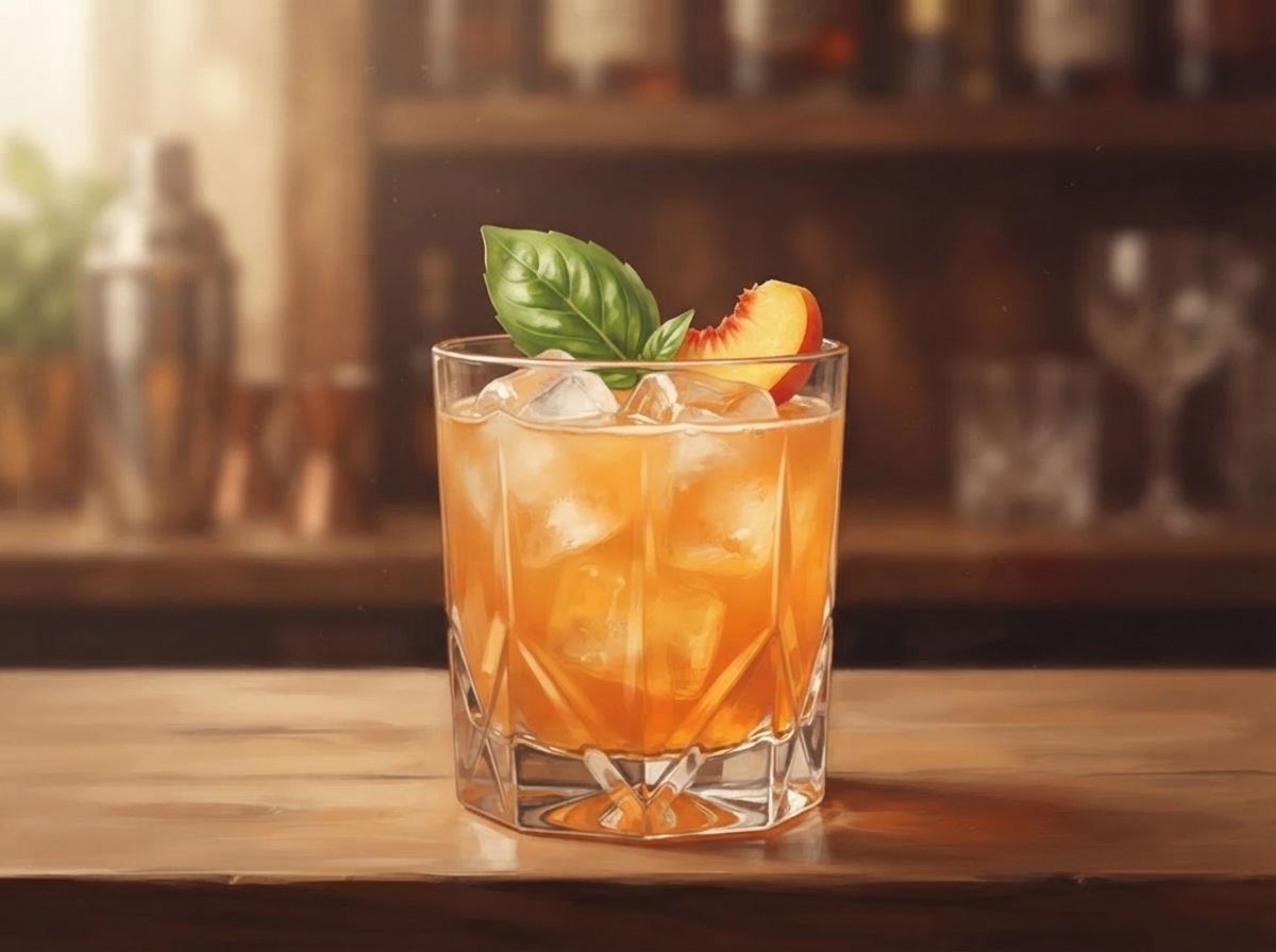 Peach Basil Smash