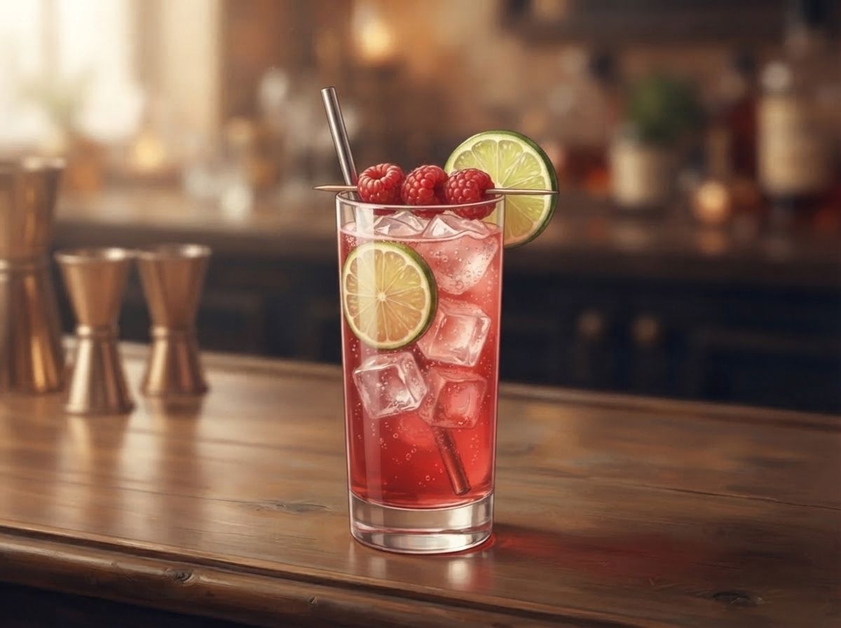 Raspberry Lime Rickey