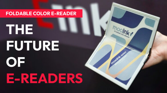 The Future of E-Readers: Foldable Color E-Ink Arrives With MooInk V